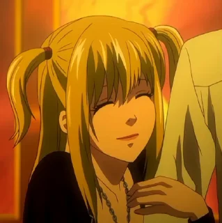 🤩 emoji Misa Amane 1 @Hanim1O Telegram sticker 14 of 120