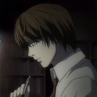 ☠ emoji Light Yagami 1 @Hanim1O Telegram sticker 18 of 120