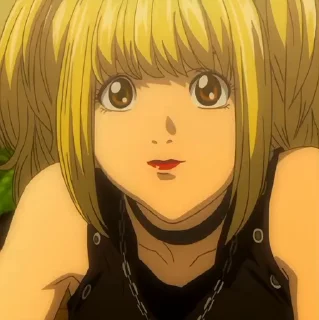 🤩 emoji Misa Amane 1 @Hanim1O Telegram sticker 21 of 120