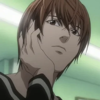 ☠ emoji Light Yagami 1 @Hanim1O Telegram sticker 24 of 120
