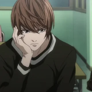 ☠ emoji Light Yagami 1 @Hanim1O Telegram sticker 23 of 120