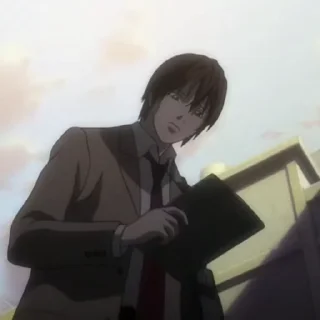 ☠ emoji Light Yagami 1 @Hanim1O Telegram sticker 6 of 120
