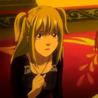 🤩 emoji Misa Amane 1 @Hanim1O Telegram sticker 7 of 120