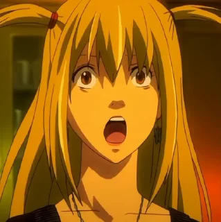 🤩 emoji Misa Amane 1 @Hanim1O Telegram sticker 8 of 120