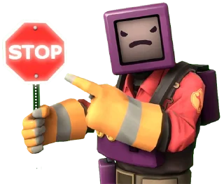 ✋ emoji Team Fortress Telegram sticker 21 of 61