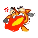 🤬 emoji High Foxy Telegram sticker 21 of 25