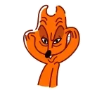 😈 emoji High Foxy Telegram sticker 16 of 25