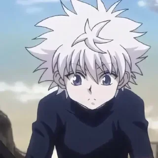🤠 emoji Killua :: @Hanim1O Telegram sticker 15 of 120