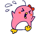 😣 emoji Little blue penguin - 'ALPENG' ver 3 Telegram sticker 15 of 25