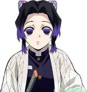 😑 emoji Shinobu Kochō - @MikuNakano04 Telegram sticker 8 of 35