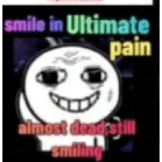 🥲 emoji Smile In Pain | @tarahume | @stickerXtara Telegram sticker 22 of 111