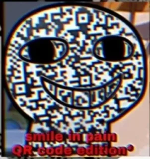 Sticker from Smile in Pain @GeekLuffy