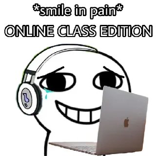 😁 emoji *smile in pain* [гⱻпⱻ] [@anymalia] Telegram sticker 12 of 21