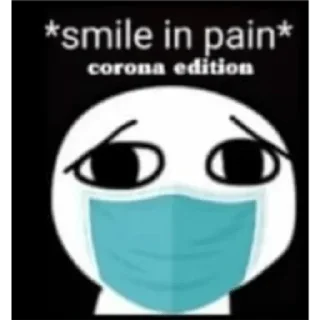 😟 emoji Smile in Pain Telegram sticker 17 of 51