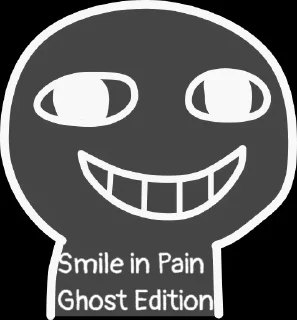 😈 emoji smile in pain pack Telegram sticker 8 of 11