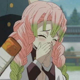 🎀 emoji Mitsuri kanroji Telegram sticker 21 of 29