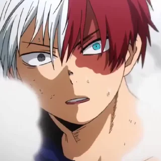 🎯 emoji Shoto Todoroki @Hanim1O Telegram sticker 23 of 90