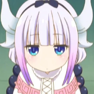 🦕 emoji Kanna kobayashi  ִ  ˑ 𖥔 @gepengstickerr Telegram sticker 10 of 31