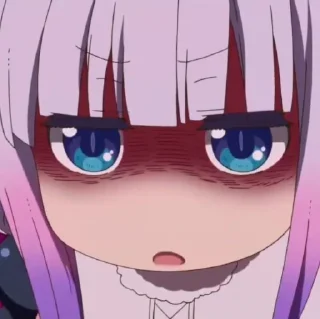 🦕 emoji Kanna kobayashi  ִ  ˑ 𖥔 @gepengstickerr Telegram sticker 11 of 31