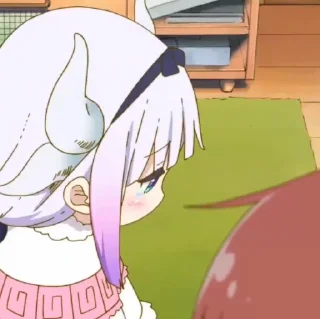 🦕 emoji Kanna kobayashi  ִ  ˑ 𖥔 @gepengstickerr Telegram sticker 21 of 31