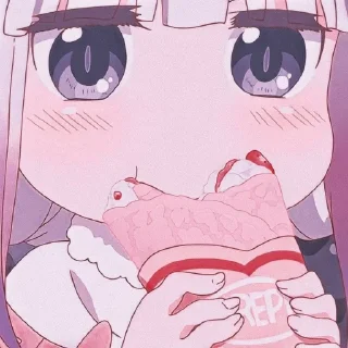 💗 emoji Kobayashi kanna - chan Telegram sticker 20 of 25