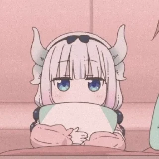 💗 emoji Kobayashi kanna - chan Telegram sticker 24 of 25