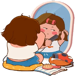😒 emoji @stickermaze│@stickerXhub│CuteCouples. Telegram sticker 5 of 26