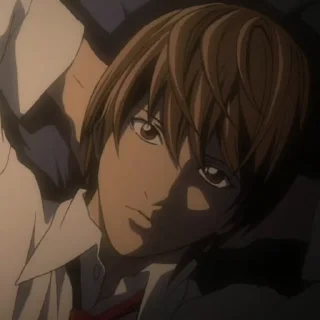 ☠ emoji Light Yagami 1 @Hanim1O Telegram sticker 16 of 120