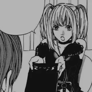 📕 emoji Misa Amane  :: @Hanim1O Telegram sticker 19 of 120