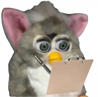 ✍️ emoji Furby Power Telegram sticker 17 of 18