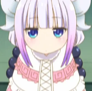 🦕 emoji Kanna kobayashi  ִ  ˑ 𖥔 @gepengstickerr Telegram sticker 9 of 31
