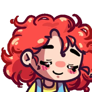 😌 emoji @stickermaze│@stickerXhub│𝐂𝐔𝐓𝐄 𝐕𝐈𝐁𝐄𝐒 Telegram sticker 7 of 32