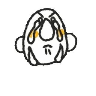 😭 emoji @stickermaze│@stickerXhub│𝐁𝐋𝐎𝐁 Telegram sticker 18 of 36