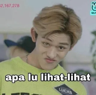 😈 emoji Meme KPop idol /menggabut Telegram sticker 15 of 40