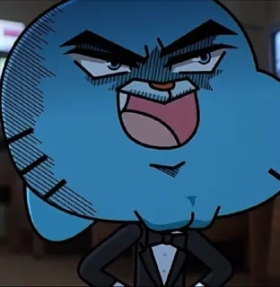 😄 emoji gumball @BLUESPRIDE Telegram sticker 10 of 120