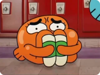 😰 emoji Gumball :: @Hanim1O Telegram sticker 13 of 120