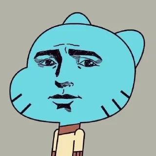 👱 emoji gumball @BLUESPRIDE Telegram sticker 8 of 120