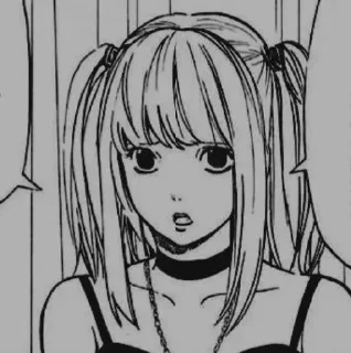 📕 emoji Misa Amane  :: @Hanim1O Telegram sticker 12 of 120