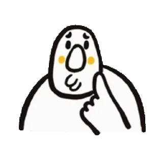 🤔 emoji @stickermaze│@stickerXhub│𝐁𝐋𝐎𝐁 Telegram sticker 6 of 36