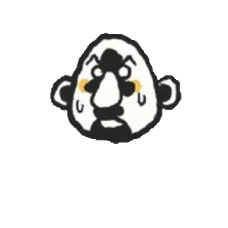 😰 emoji @stickermaze│@stickerXhub│𝐁𝐋𝐎𝐁 Telegram sticker 22 of 36