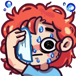 😅 emoji @stickermaze│@stickerXhub│𝐂𝐔𝐓𝐄 𝐕𝐈𝐁𝐄𝐒 Telegram sticker 6 of 32