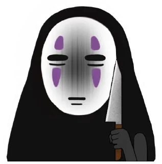 🔪 emoji Kaonashi @RmXoX Telegram sticker 11 of 72