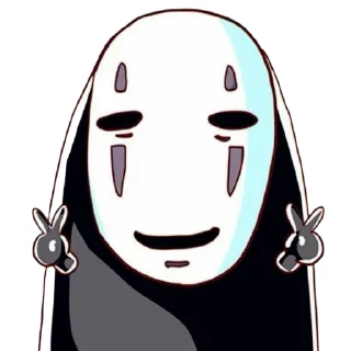 ✌️ emoji Kaonashi @RmXoX Telegram sticker 16 of 72