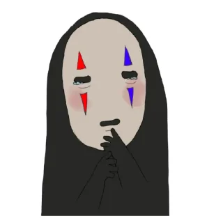 😕 emoji Kaonashi @RmXoX Telegram sticker 21 of 72