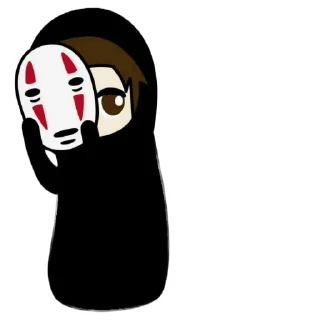 😌 emoji Kaonashi @RmXoX Telegram sticker 14 of 72