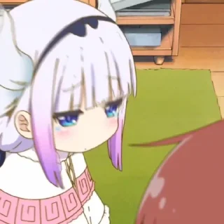 🦕 emoji Kanna kobayashi  ִ  ˑ 𖥔 @gepengstickerr Telegram sticker 24 of 31