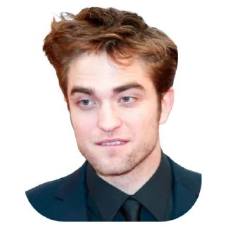 🥵 emoji Robert Pattinson @Stickersey Telegram sticker 14 of 25