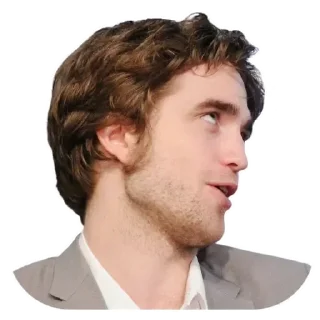 🥴 emoji Robert Pattinson @Stickersey Telegram sticker 18 of 25