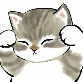 🥺 emoji 愛らしい猫 (@aestheticstikerpack) Telegram sticker 14 of 100