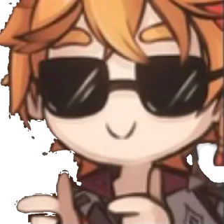 😎 emoji Sticker andalan fanya yahahaha Telegram sticker 9 of 11